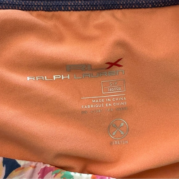 RLX Ralph Lauren Floral Stretch Golf Skort Size Small EUC - Picture 6 of 7